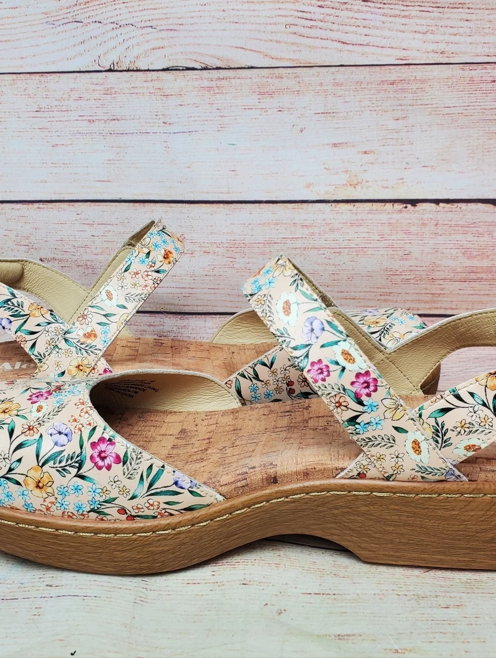 NEW Alegria Womens EU 39 US 9 Opal Summer Thyme Floral Mary Jane Sandals